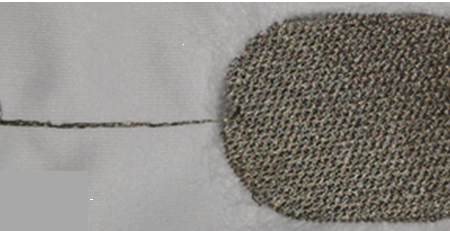 Technical Embroidery-Conductive Yarn "Wires"!